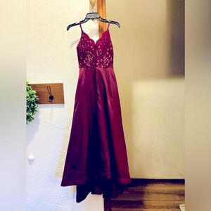 Hi-Low formal gown